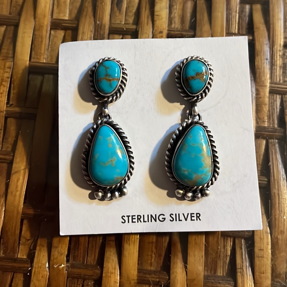 Sonoran Turquoise earrings. $200